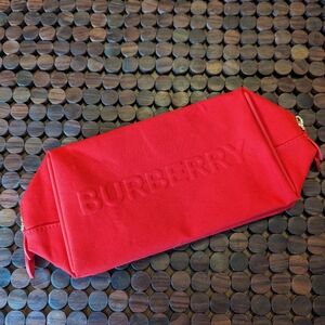 Burberry Canvas cosmetics pouch